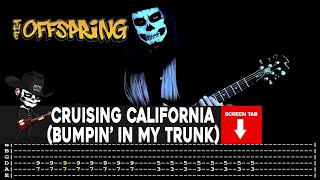 【THE OFFSPRING】[ Cruising California (Bumpin' In My Trunk) ] cover by Masuka | LESSON | GUITAR TAB
