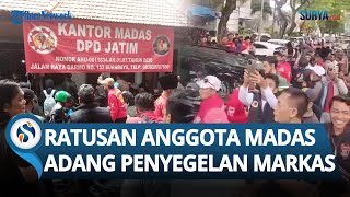 SAMBIL UCAP TAKBIR! Ratusan Anggota Madas Adang Penyegelan 'Markas' Ormas di Surabaya