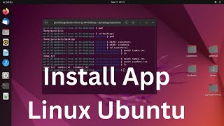 How to install app on linux Ubuntu using terminal