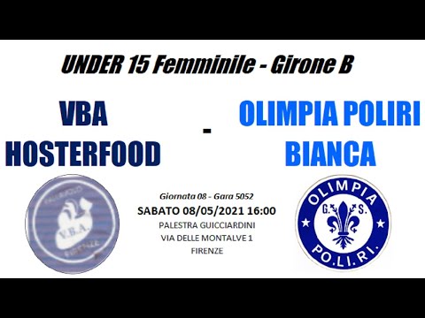 U15FB - G08 - VBA HOSTERFOOD vs OLIMPIA POLIRI BIANCA