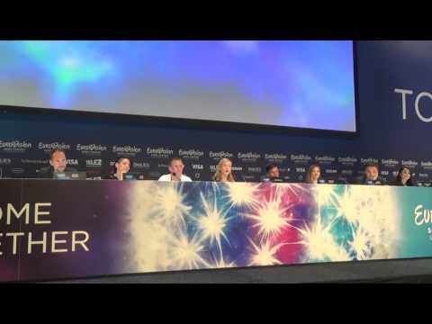 ESCKAZ in Stockholm: ManuElla (Slovenia) press-conference