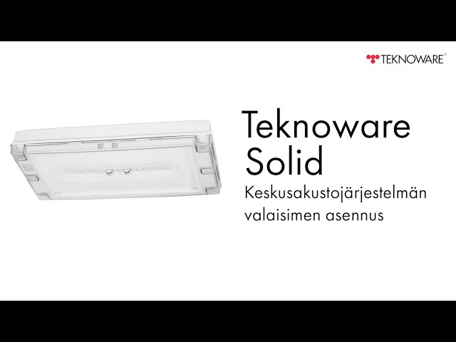teknoware Nödljusarmatur solid zone y3252wm 230 vac ip65 1h