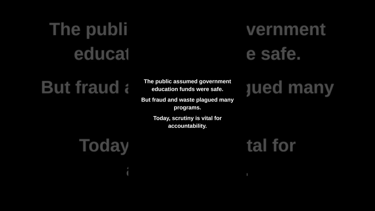 The public assumed government education funds were safe.