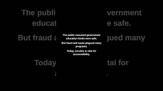 The public assumed government education funds were safe.
