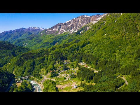 [ 4K ] 秘境 秋山郷の新緑 Secluded region Akiyamago in Fresh green season