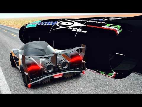 Devel Sixteen vs Thrust SSC - Desert Drag Race