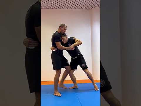 Body Fold Takedown Entry Details Gracie Jiu Jitsu Self Defense Short