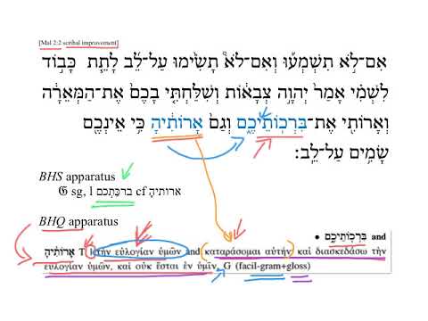 04 BHS and BHQ Scribal Improvements Apparatus Textual Criticism Hebrew Bible HebrewDaybyDay