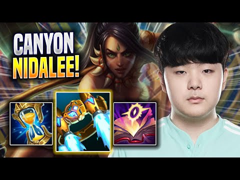 CANYON LITERALLY GOD MODE WITH NIDALEE! - DK Canyon Plays Nidalee JUNGLE vs Kindred! | eason 2022