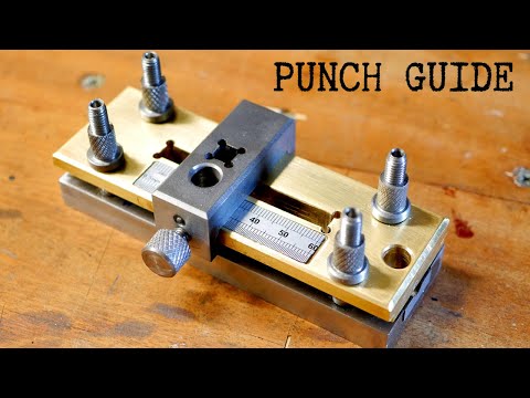 Letter punch guide : aim the line and write everything straight! Punzonatura