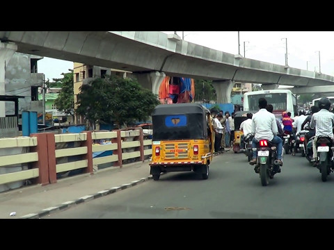 Hyderabd Metro Rail--Progress of Worsk from ESI to Kukatpally as on 07.05.2017