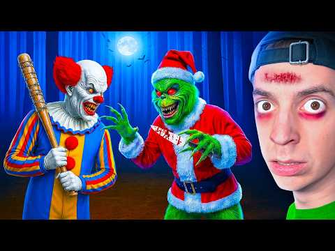 HORROR CLOWN kämpft GEGEN BÖSEN GRINCH! 😳 (eskaliert)