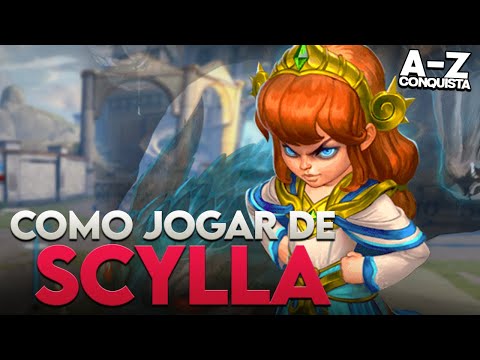 COMO JOGAR DE SCYLLA/CILA, A-Z Conquista + Guia - ⚡ Smite BR