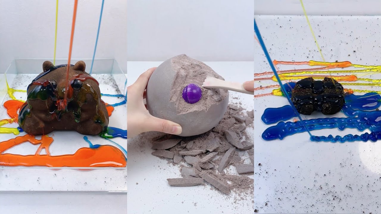 ASMR | TREASURE HUNT IN A SQUISHY SET - SOFT TOY CLEANING