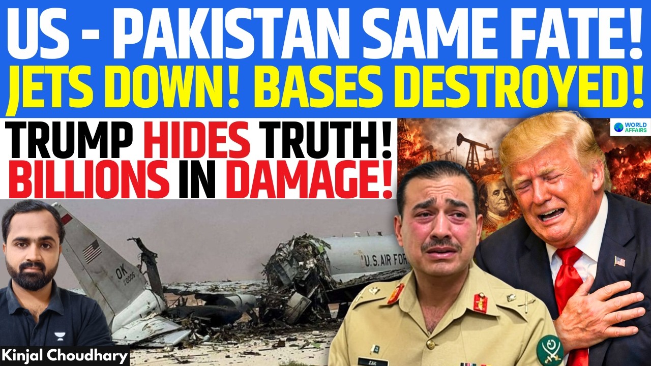 US Media Exposes TRUMP! Iran Hit 11 US Bases, Pakistan Like Op Sindoor Damage- BILLIONS LOST! Kinjal
