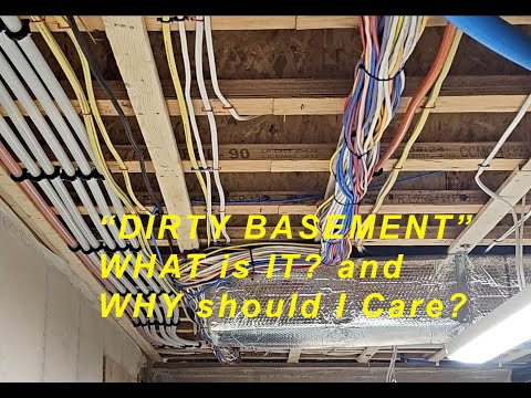 "DIRTY BASEMENT" vs Clean Basement.....How to Plan for It.
