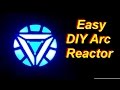 DIY Cheap And Easy Iron Man Arc Reactor That Really Glows Cardboard
