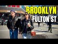NEW YORK CITY Walking Tour 4K BROOKLYN FULTON STREET
