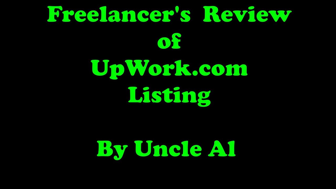 Upwork Listing Review 1 - Audio Editing & Typing Dictation
