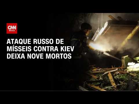 Ataque da Rússia com mísseis balísticos deixa nove mortos em Kiev | AGORA CNN