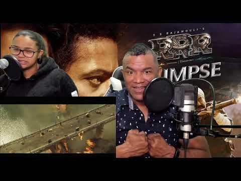 RRR GLIMPSE TEASER REACTION #RRRMOVIE #GLIMPSE #INDIACINEMA #INDIA