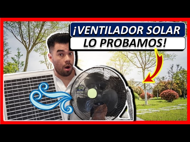 Vídeo relacionado con Fanspex Kit de 2 ventiladores solares con batería de respaldo de 66.6 Wh, 50 W, funciona con panel solar, ventiladores recargables resistentes a la intemperie para gallinero, invernadero y cobertizo