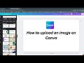 How To Upload Images In Canva