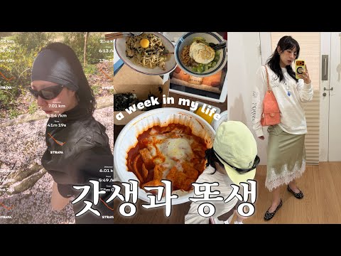 VLOG, 갓생과 똥생 그 어딘가쯤. 언뜻 보면 저속노화 자세히보면 초고속노화. 나홀로 한남동 나들이 (부자피자, 알로, on, 샵아모멘토, 글로니) 엽떡과 뿌링클
