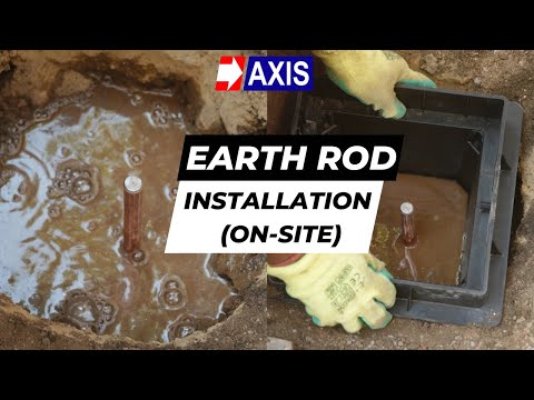 Earth Rod Installation (On site) - Along with Clamps, Connectors, and Earth Pit.