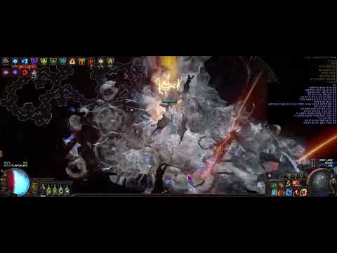 [POE3.24] Trickster KB int stacking T17 back to basic end gear/ 트릭스터 역학폭발 인트스태킹 17티어 백투베 갑충런 최종템