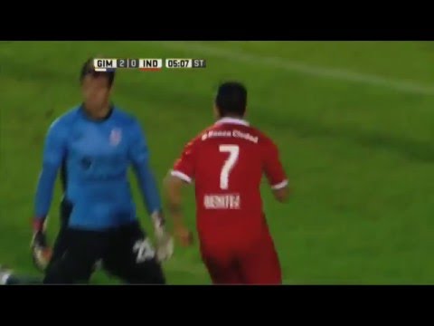 Primera División 2016 - Gimnasia 3   Independiente 3  Fecha 14 - Gol de Benítez