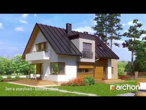 Dom w amarylisach, lustrzane odbicie. Wirtualny spacer po wnętrzu projektu domu ARCHON+