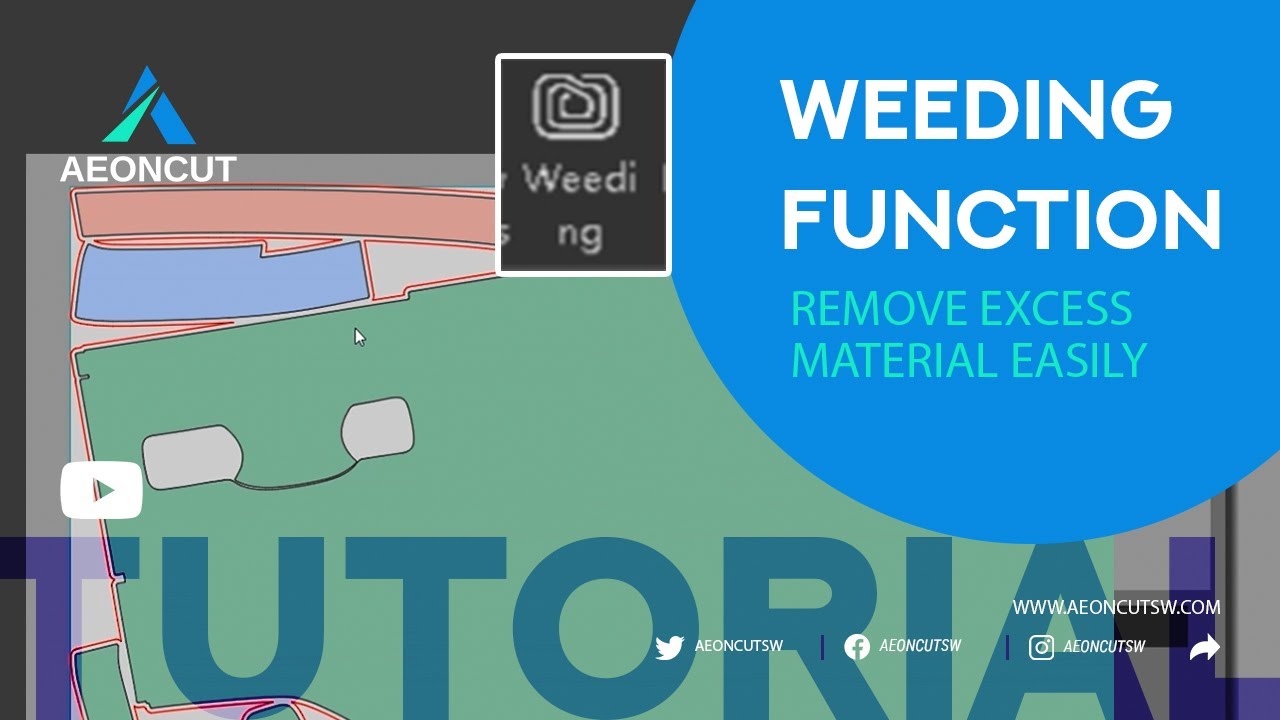 16-How to Use the Weeding Function in AEONCUT – Remove excess material easily