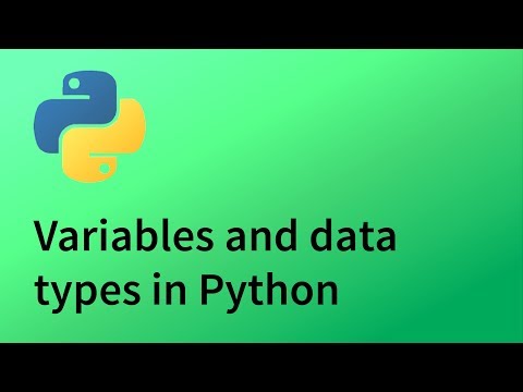 Python Tutorial 3 Variables And Data Types