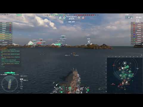 Elbing 296k dmg Arm Race - WOWS