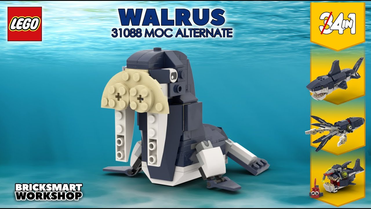 Walrus MOC Alternate LEGO 31088