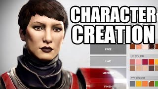 DESTINY 2 - Character Creation  - All Races - Huma