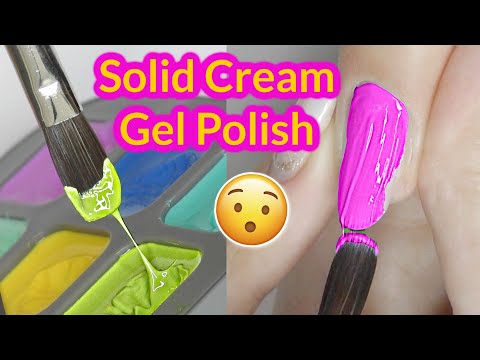 No More Flooded Cuticles 😯 Solid Cream Gel Polish Color Cube by Modelones