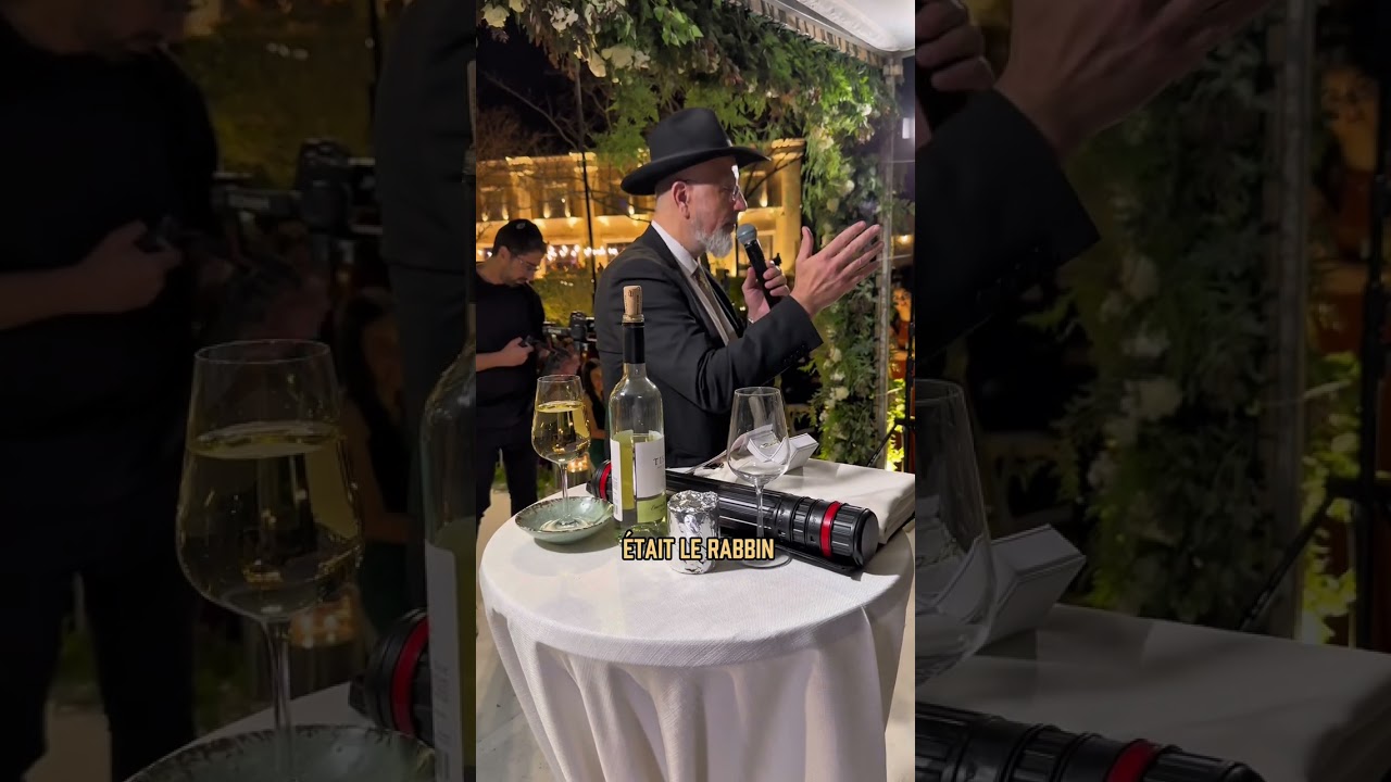 Quand le Rav marie, on a du mal à retenir ses larmes… de joie comme d’émotion 🥹