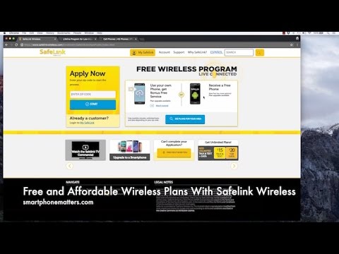 Free and Affordable Wireless Plans With Safelink...