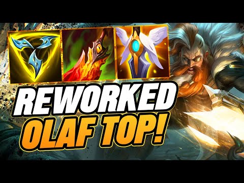REWORKED OLAF TOP IS A SOLOQ JUGGERNAUT NOW! - League of Legends