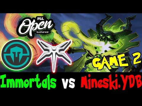 Mineski.YDB vs Immortals Game 2 - PGL Open Bucharest Dota 2