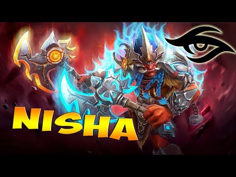 Secret Nisha Troll Warlord  dota  2 ranked gameplay
