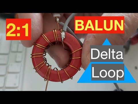 Building a 2:1 BALUN For Delta Loop Antennas.
