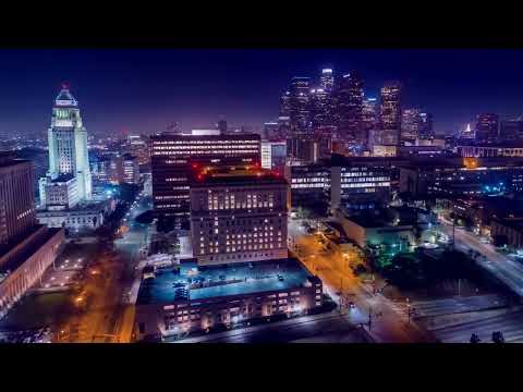 6 Deep Focus Music 🔵 Ambient Guitar for Studying with Cityscape & Skylines