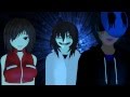 {MMD} Creepypasta Somebody that I used to know ...