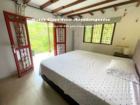Estas buscando Finca dentro de Naturaleza? San  Carlos Antioquía, capacidad para 8 personas