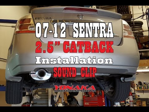 Yonaka 2007-2012 Nissan Sentra Catback Exhaust (2.0L)