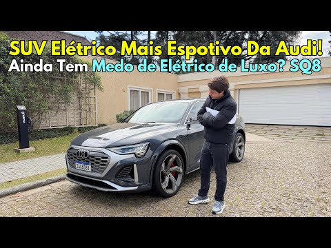 SUV Elétrico Mais Esportivo da Audi: 3 Motores, 503 cv, Teste Completo de SQ8 e-tron