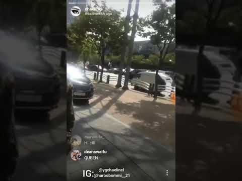 2NE1 CL instagram live streaming w/  YG